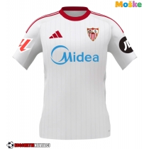 Moške Nogometnih dresov Sevilla Domači 2025-26 Kratki rokavi